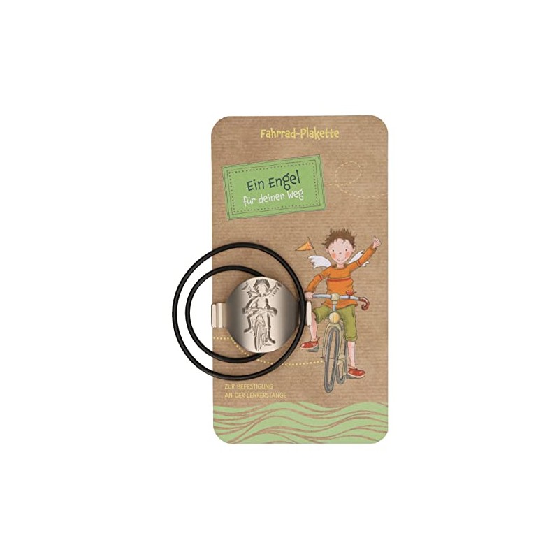 Butzon & Bercker Bicycle plaque with guardian angel motif made