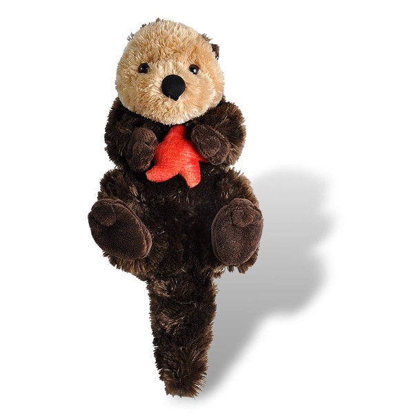 WILD REPUBLIC Sea Otter Stuffed Animal, Plush Toy, Gifts for Kids, Cuddlekins 12", Multicolor