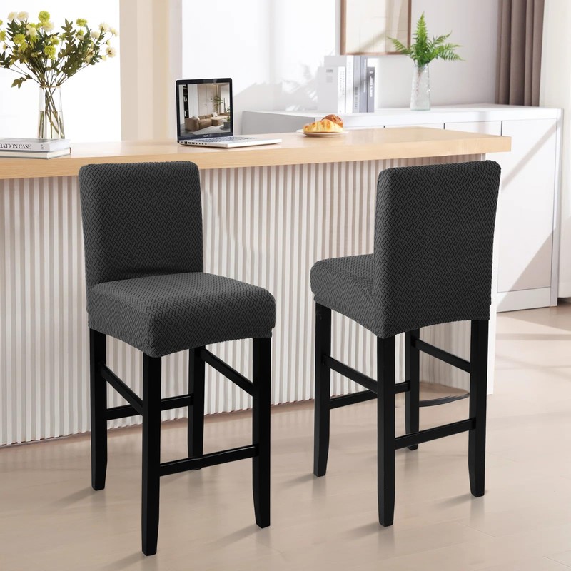 YISUN Waterproof Bar Stool Covers, Stretch Bar Stool Cover with