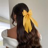 hisial 6Pcs Bow Hair Ties No Damage Ponytail Holders Hair