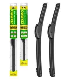 ZIXMMO QUALITY 28in + 17in Premium All-Season Windshield Wiper Blades for Original Equipment Replacement(Set of 2)