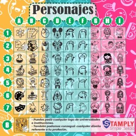 Sello Fechador Personalizado Stamply 4x6cm Maestra Profesor                                                                                           