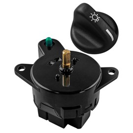 Vaticas Headlight Switch and Headlamp Knob Kit Fit for Ford Explorer Sport Trac Ranger Mazda B4000 B2500 B2300 Mercury Mountaineer Replace 1F2066170 1F2066170A 2L5Z-11654-BA 3L5Z-11654-BA