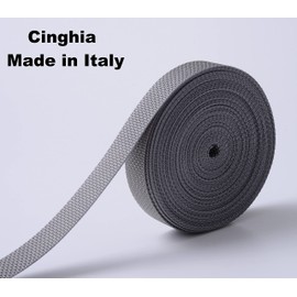IPEA Super Resistant Polypropylene Roller Shutter Belt - 7.5 Meters Length - Made in Italy - Rope for Windows and Doors - Width 20 mm - Grey