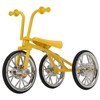Toy Tricycle Model 3D Car Model Removable Tricycle Ornament Metal