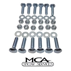 AFTERMARKET WESTERN FISHER SNOW PLOW CUTTING EDGE BOLT KIT 5/8-11 X 2-1/2  (12) 63986 29351