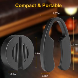 3 Pack Wine Foil Cutter, 4 Stainless Steel Blades Foil Remover for Wine Bottles, ABS & Ergonomic Grip Wine Bottle Opener Accessory, Removes Foil Top Effortlessly for Chefs & Wine Lovers