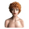 BM Peluca Fans Explosive Head, Cabello Humano, Pelo Corto Y