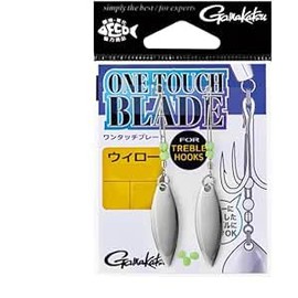 Gamakatsu One-Touch Blade for Treble, Willow Silver L