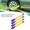 4pcs Recovery Alloy Wheel Securing Link Straps Trailer Transporter Yellow/Purple