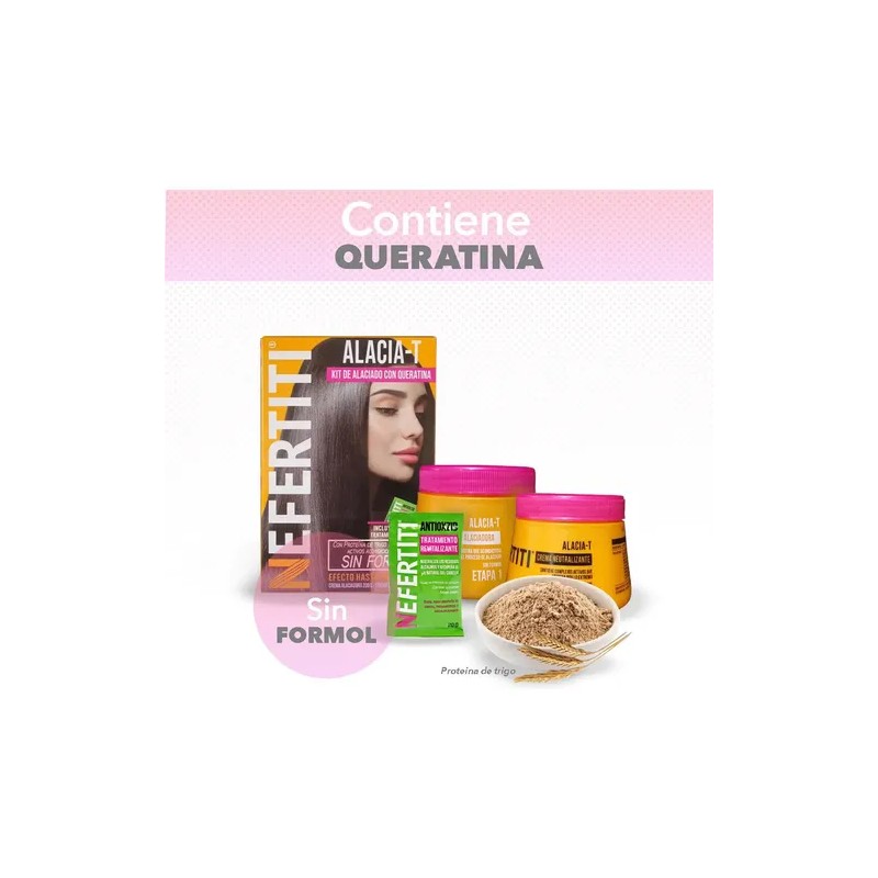 Keratina Alaciado Permanente Cabello Liso Formol