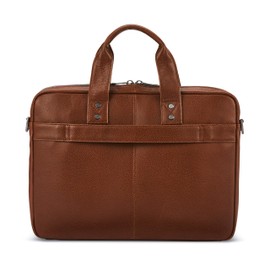 Samsonite Men's Cognac Leather Briefcase
