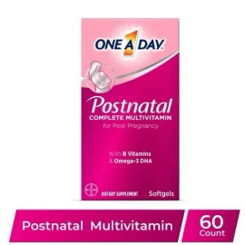 One A Day Women Post Natal Vitamin Softgels 60ct ~ Exp 05/2026+