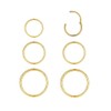 KREZIP 16g 18g 20g Nose Rings Hoops 316L Stainless Steel