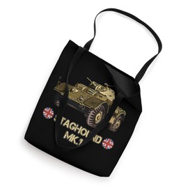 World War 2 British Armored Car Staghound Mk I Tote Bag