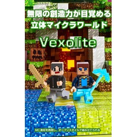 Vexolite Micra Style Magnetic Blocks Set, Random 100 Pieces, Storage Case, Magnetic Toys, DIY Magnetic Building Blocks, Magnetic Blocks, Elementary School Students, Toys, Birthdays, Kindergarten