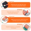 Delgada 65PCS Compact Lever Wire Connector kit,Reusable 2/3/4/5 Port Push-in