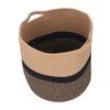 Woven Laundry Basket Cotton Rope Multifunctional Clothes Storage Hamper with