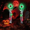 Halloween Decorations Outdoor, 2 Pack Halloween Skeleton Hands Decorations