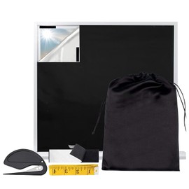 Persianas opacas portátiles, cortinas opacas para ventana de viaje, persianas opacas temporales, cortinas que bloquean la luz sin taladrar, persianas de ventana DIY cortables con cintas de gancho y