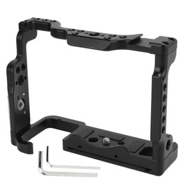 Aluminum Alloy Camera Cage Bracket Stabilizer with Wrench for Sony A7M4 Camera Video Film Making