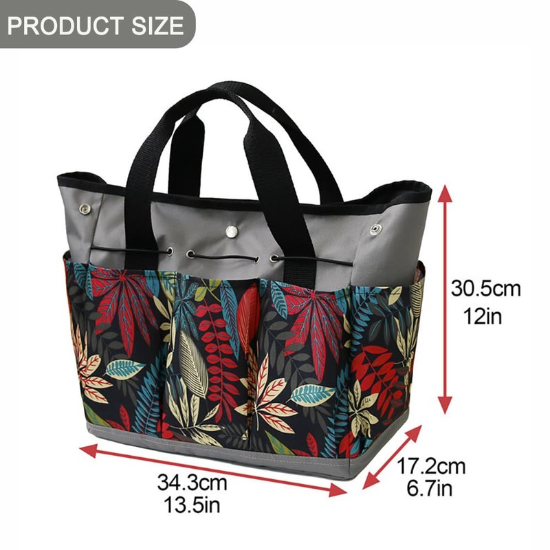 Gardening Storage Bag Portable Garden Tool Bag with Handle and