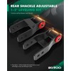 SCITOO Kits Shackle Adjustable 1-2" Rear Leveling Kit Compatible With