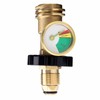 Propane Tank Gauge Adapter Level Indicator Universal Brass Fittings Convert