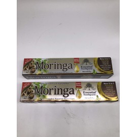 Essential Palace Moringa Organic Toothpaste 100% Fluoride Free & Vegetable Base Color & Paraben 6.5ozFree