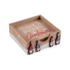 SiL Interiors Have a Merry Gonkmas Wooden Coaster Set -
