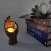 Buddha Yoga Candle Holder Resin Decorations Desktop Candle Decor Family