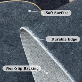 Honorstar Office Chair Mat for Hardwood Floor & Tile Floor Desk Chair Mat 36"×48" Rectangular Rug Floor Protector Gaming Chair Mat for Low Pile Carpet Floor Mat for Hard Floor Anti Slip (Multi-03)