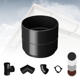 Gutter System - 90 mm Plastic PVC, Selection Components - RainWay 90, anthracite