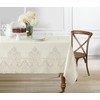 Newbridge Holiday Allison Rectangle Lace Tablecloth, 52 x 70 Inch,