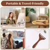 2PCS Head Massager Scalp,Wooden Head Scratcher for Stress Relief &