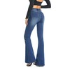 FLYING BANANA Women's Totally Shaping Curvy Strtchy Bootcut Flare Denin