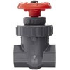 Spears PVC Gate Valve, Non-Rising Stem, Buna-N O-Ring, 1" NPT