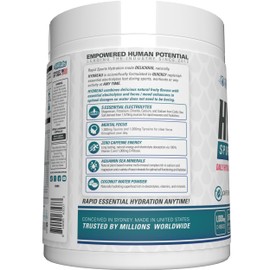 EHP Labs Hydreau Electrolytes Powder No Sugar - Hydration Powder for Endurance & Energy - Electrolyte Powder for Men & Women - Sugar Free Electrolytes - Kiwi Strawberry (40 Serves)