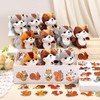 Soulchen 12 Pcs Squirrel Stuffed Animal Plush 4.7 Inch Small