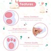 60Pcs Easter Bunny Feet, Easter Themed Yard Signs, Paw Prints,