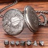 Mini DND Dice Set with Steampunk Paladin Pocket Watch Shell