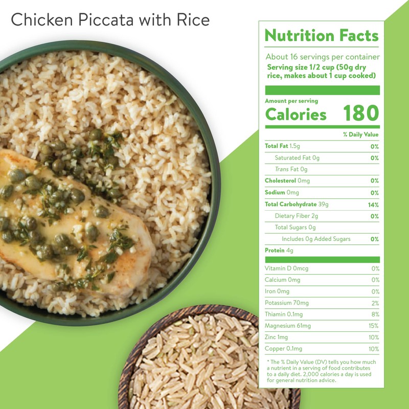Minute Minute Brown Rice, Instant Brown Rice for Quick Meals,