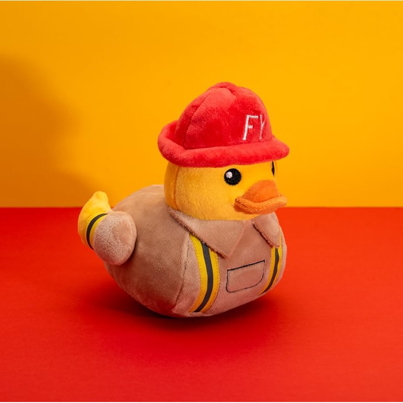 Fuzzyard Waddle Squad-dle Assorted Plush Dog Toys (Firequacker)