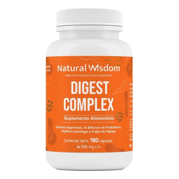 Digest Complex Enzimas Digestivas Probiticos Mejora Digestin, Reduce Inflamacin y