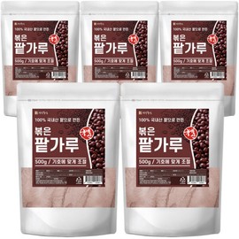 Domestic roasted red bean powder 500g 5 pieces Red bean porridge powder / 국산 볶은 팥가루 500g 5개 팥죽가루
