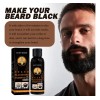 - 3 × Champú Oscurecedor For Barba, Colorante, 30 Ml