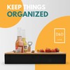 D&D Living® Couch Caddy - Bamboo Couch Console | Anti-Spill