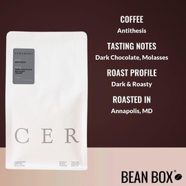 Antithesis - Roasted by Ceremony Coffee Roasters - Whole Bean Coffee - 12 Ounce Bag