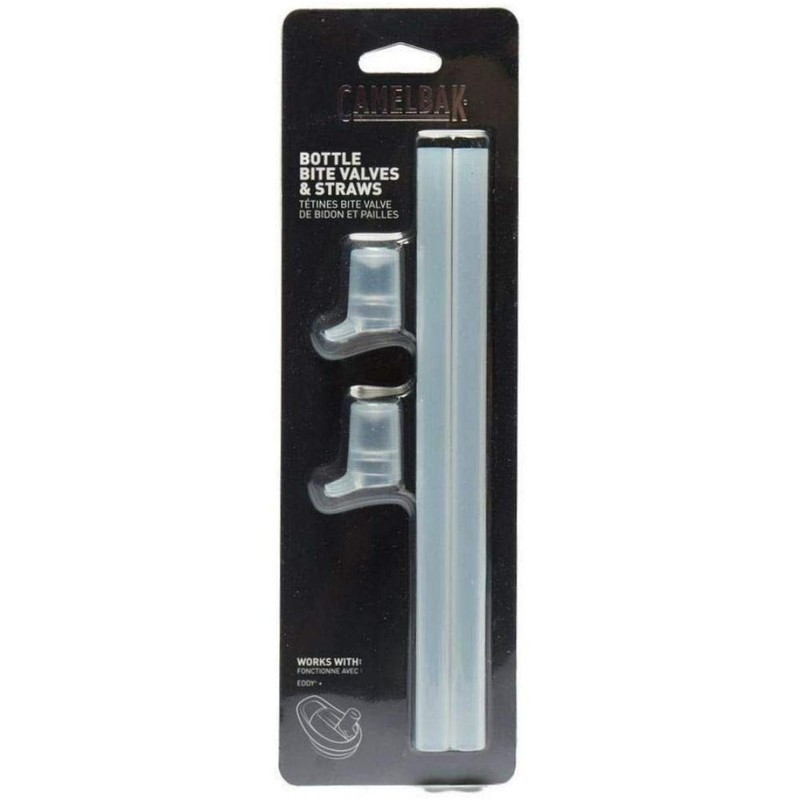 CAMELBAK Eddy+ Bottle Replacement Bite Valves & Straws - Transparent,