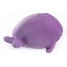 Mango Steam 15" Cute Kawaii Soft Plush/Pillow/Stuffed Animal (Seal, Purple)